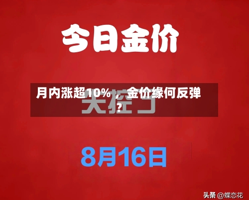 月内涨超10% 	，金价缘何反弹？-第3张图片