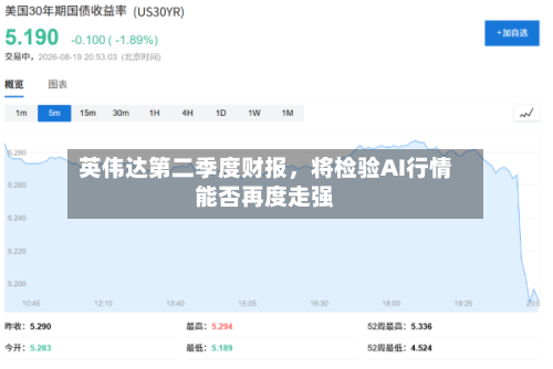英伟达第二季度财报，将检验AI行情能否再度走强