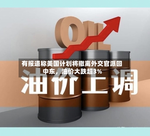 有报道称美国计划将撤离外交官派回中东	，油价大跌超3%-第2张图片